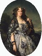 Franz Xaver Winterhalter Portrait of Sophia Alexandrovna Radziwill Germany oil painting artist